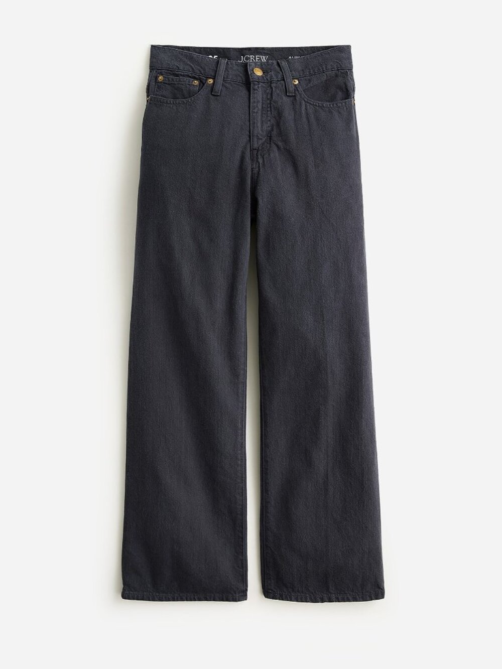 J. Crew Slim Wide Leg Jean in Black Size 31 NWT